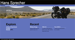 Desktop Screenshot of hanssprecher.com