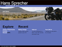 Tablet Screenshot of hanssprecher.com